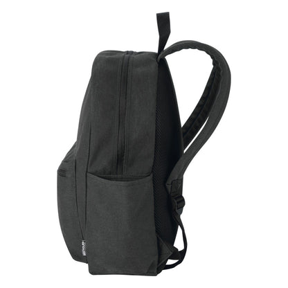 Navy - Front - Floso Zaino Plain Recycled Canvas 16L Backpack