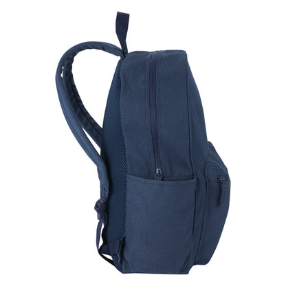 Navy - Pack Shot - Floso Zaino Plain Recycled Canvas 16L Backpack