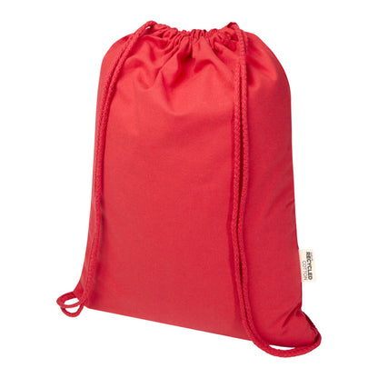 Red - Front - Floso Peru Blended Recycled 5L Drawstring Bag