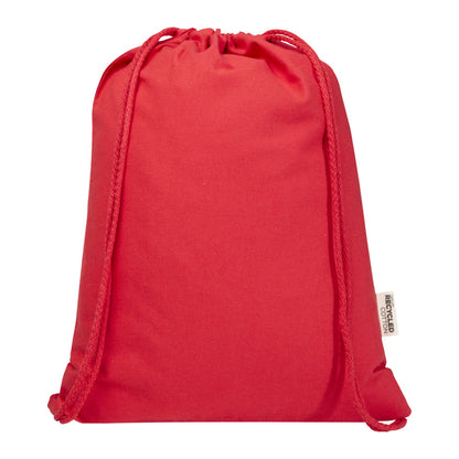 Red - Back - Floso Peru Blended Recycled 5L Drawstring Bag