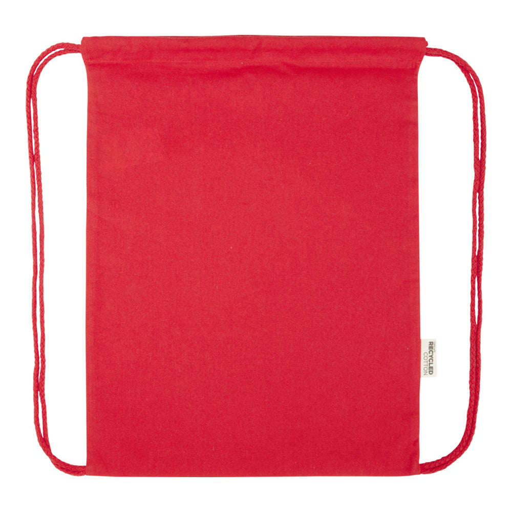 Red - Side - Floso Peru Blended Recycled 5L Drawstring Bag