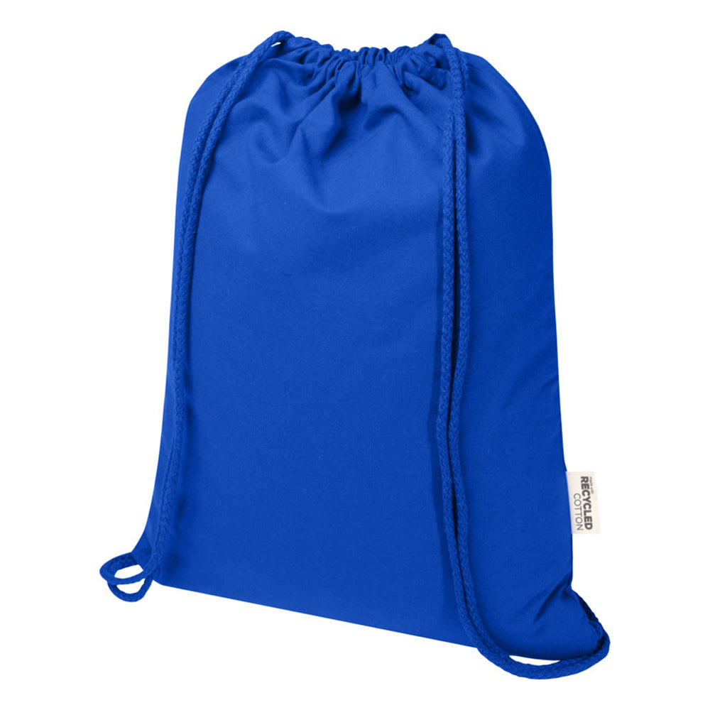 Royal Blue - Front - Floso Peru Blended Recycled 5L Drawstring Bag