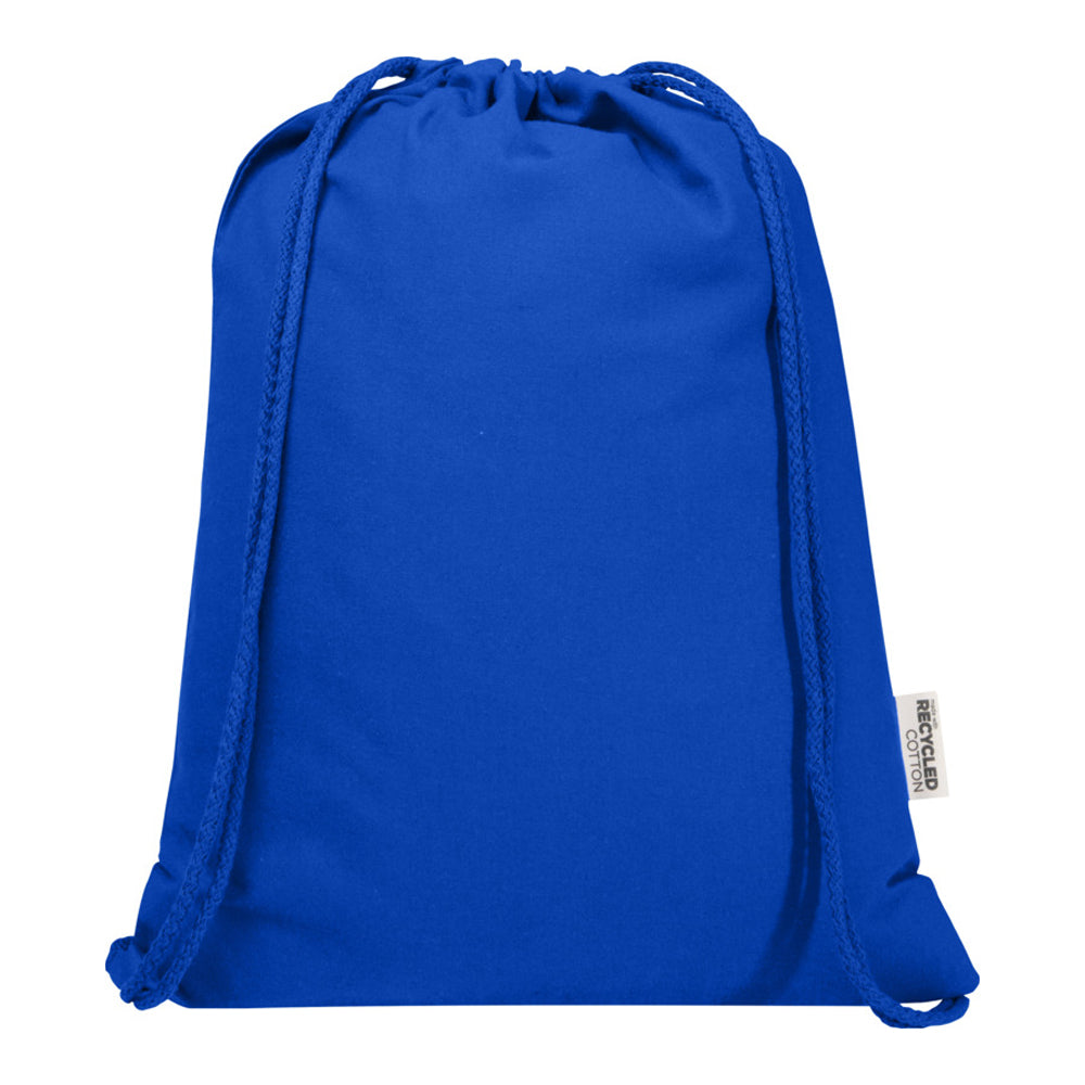 Royal Blue - Back - Floso Peru Blended Recycled 5L Drawstring Bag