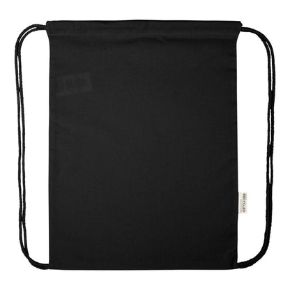 Black - Side - Floso Peru Blended Recycled 5L Drawstring Bag