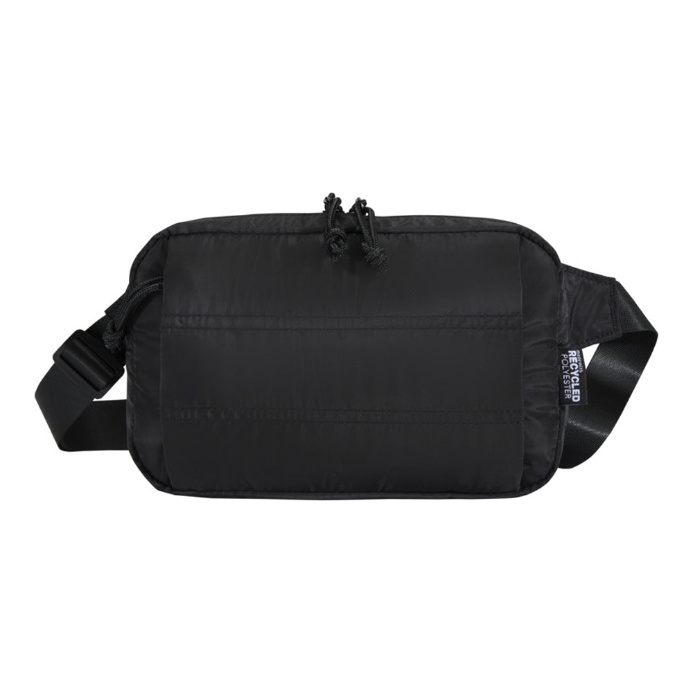 Dusty Pink - Front - Floso Recycled Puffer 1.5L Waist Bag