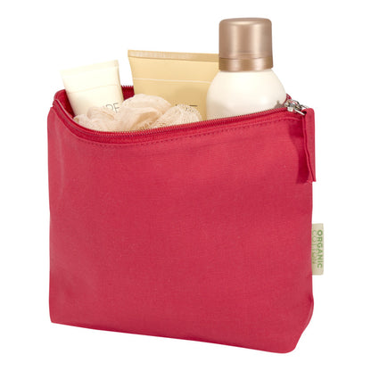 Red - Side - Floso Odisha Organic 1L Toiletry Bag