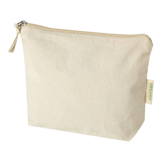 Natural - Front - Floso Odisha Organic 1L Toiletry Bag