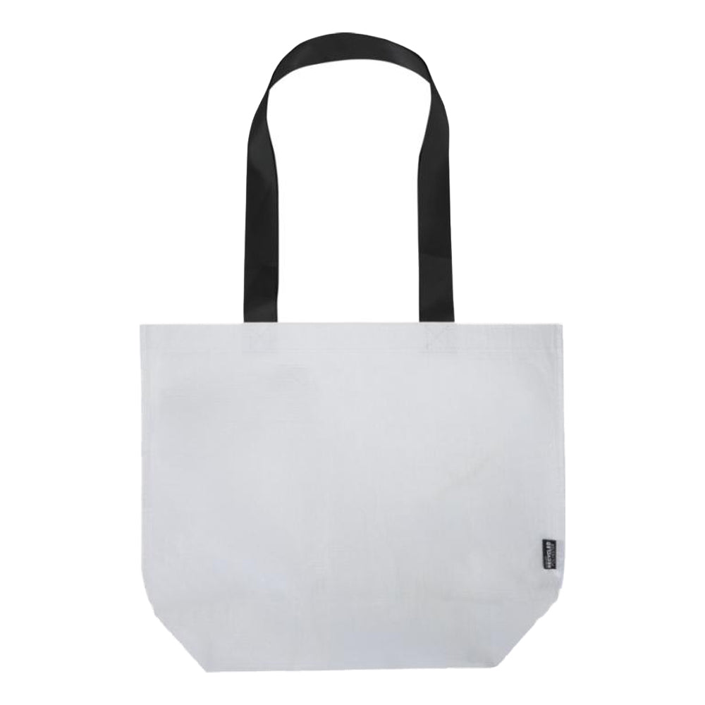 White - Front - Floso Double Laminated Recycled 18L Tote Bag