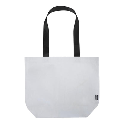 White - Front - Floso Double Laminated Recycled 18L Tote Bag