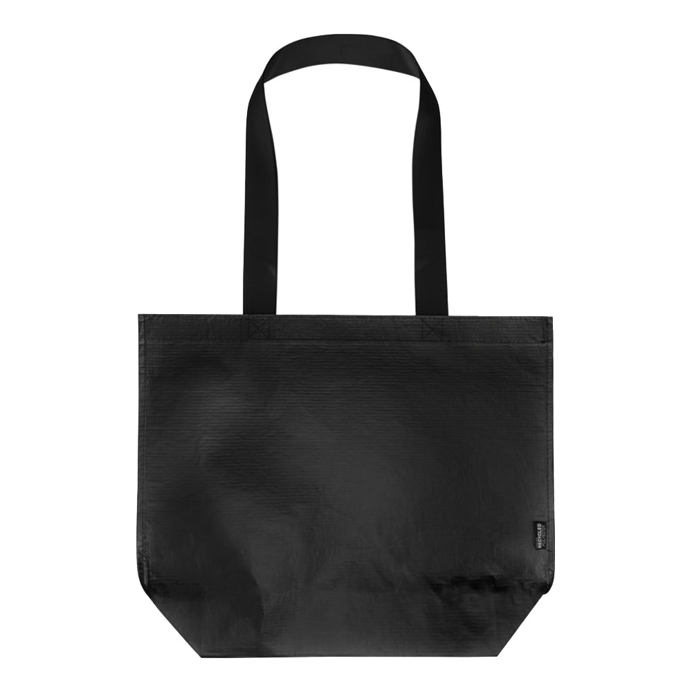 Black - Front - Floso Double Laminated Recycled 18L Tote Bag