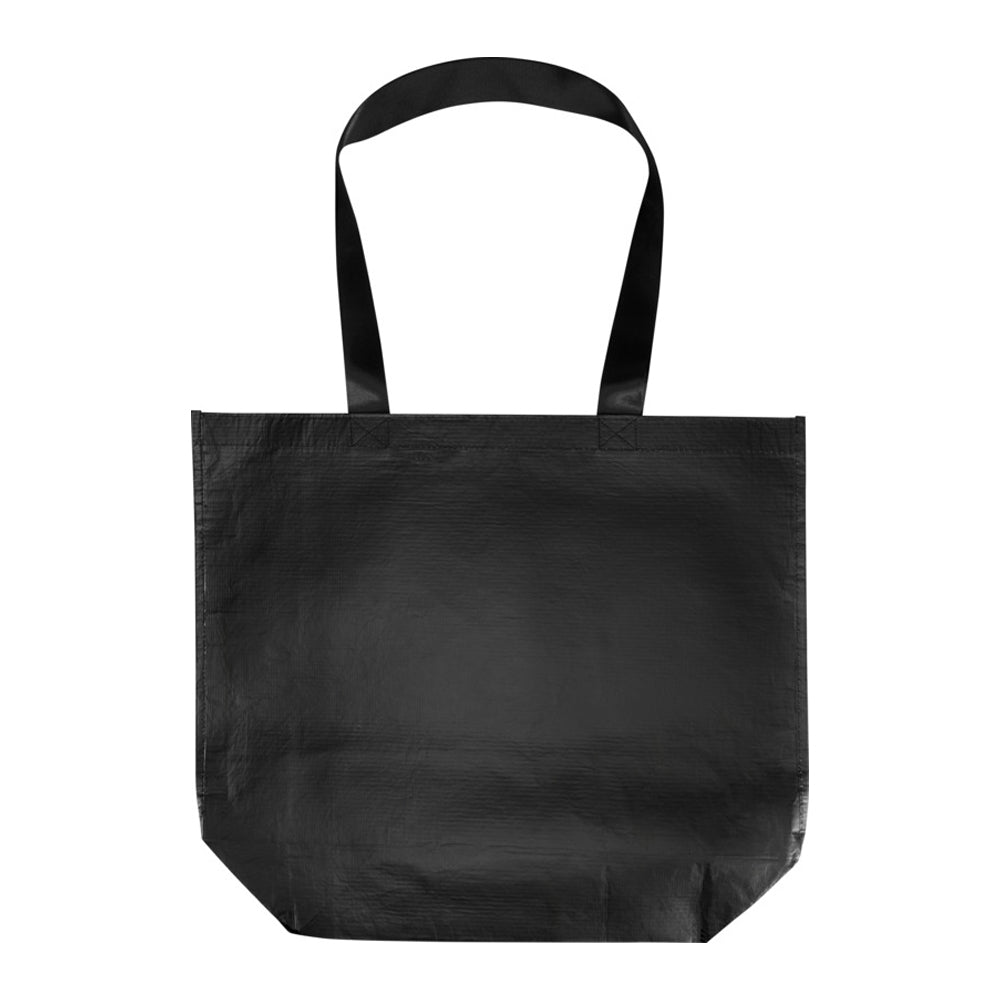 Black - Back - Floso Double Laminated Oversized 30L Tote Bag