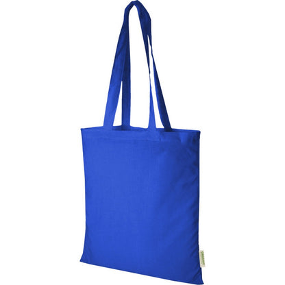Royal Blue - Back - Floso Odisha Organic Cotton 7L Tote Bag