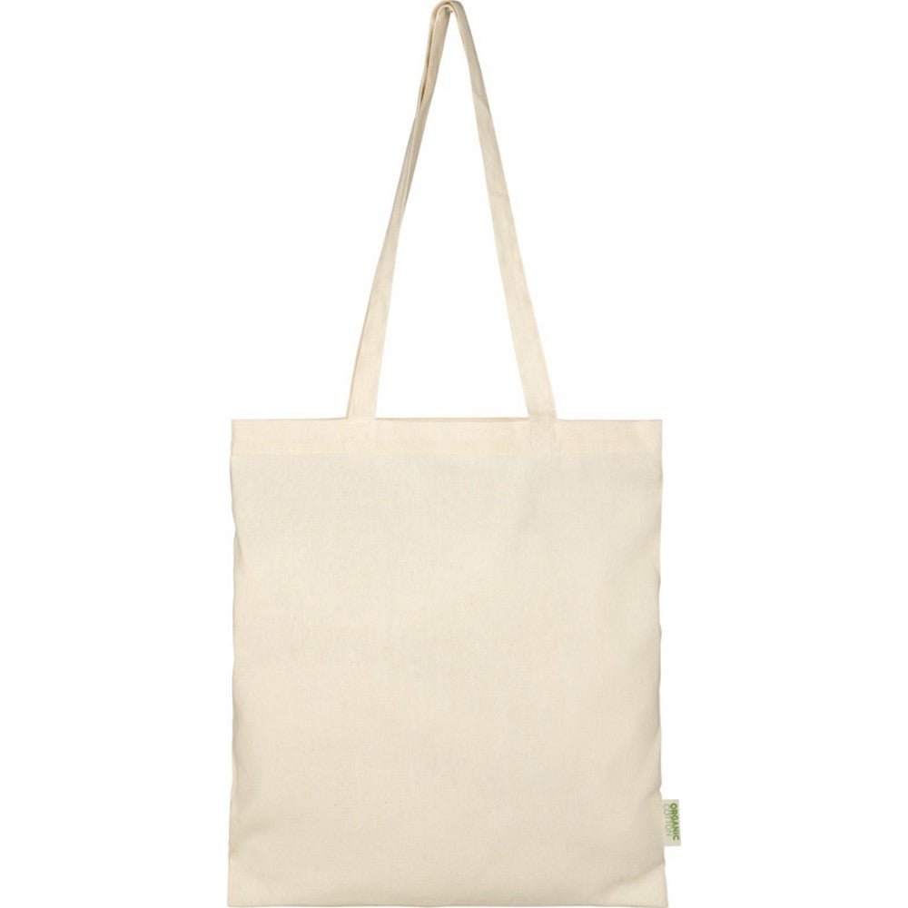 Natural - Front - Floso Odisha Organic Cotton 7L Tote Bag