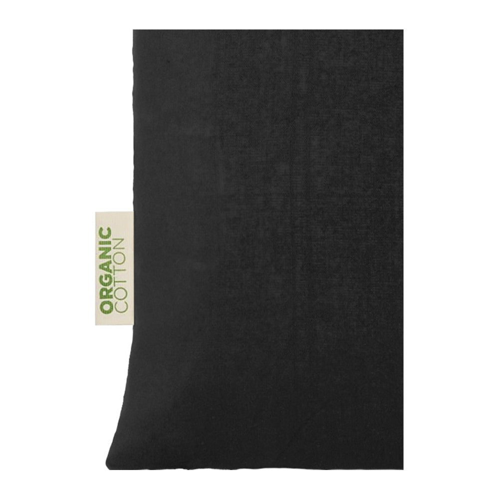 Black - Side - Floso Odisha Organic Cotton 7L Tote Bag