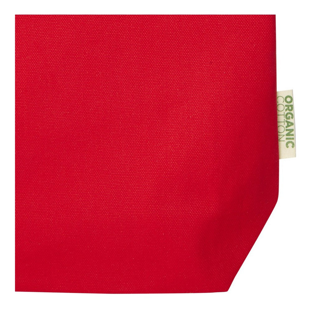 Red - Side - Floso Odisha Organic Cotton 11L Tote Bag