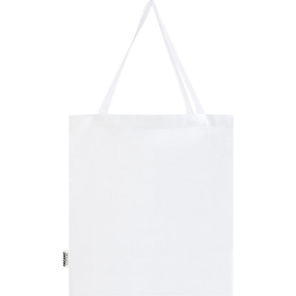 White - Back - Floso Odisha Organic Cotton Gusseted 14L Tote Bag