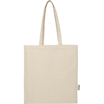 Natural - Front - Floso Peru Recycled Cotton 7L Tote Bag