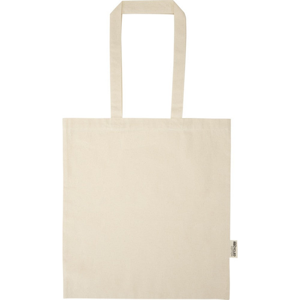Natural - Back - Floso Peru Recycled Cotton 7L Tote Bag