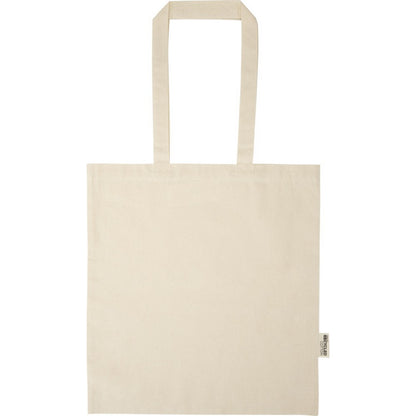 Natural - Back - Floso Peru Recycled Cotton 7L Tote Bag