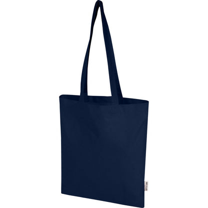 Navy - Side - Floso Peru Recycled Cotton 7L Tote Bag