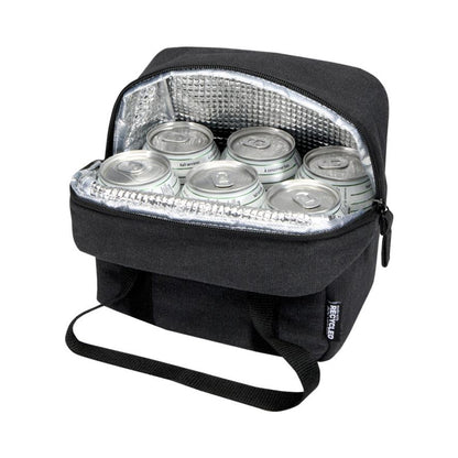 Black - Back - Floso 5L Recycled Canvas Lunch Bag