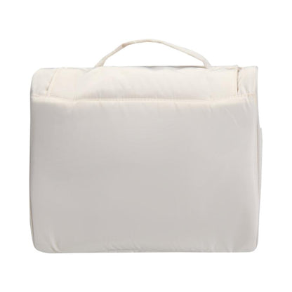 Sandstone - Back - Floso Beauty Hanging Recycled Puffer 8L Toiletry Bag