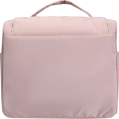 Dusty Pink - Back - Floso Beauty Hanging Recycled Puffer 8L Toiletry Bag