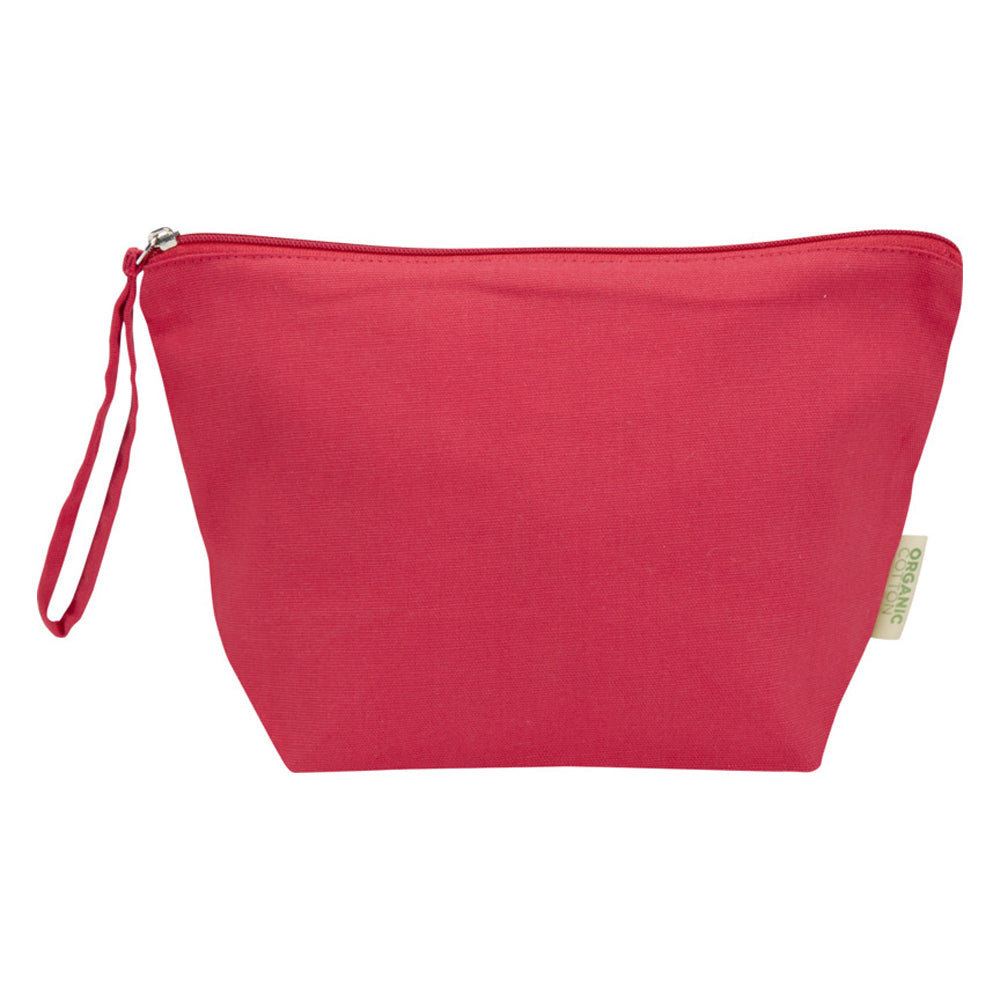 Red - Back - Floso Organic 3L Cosmetic Bag