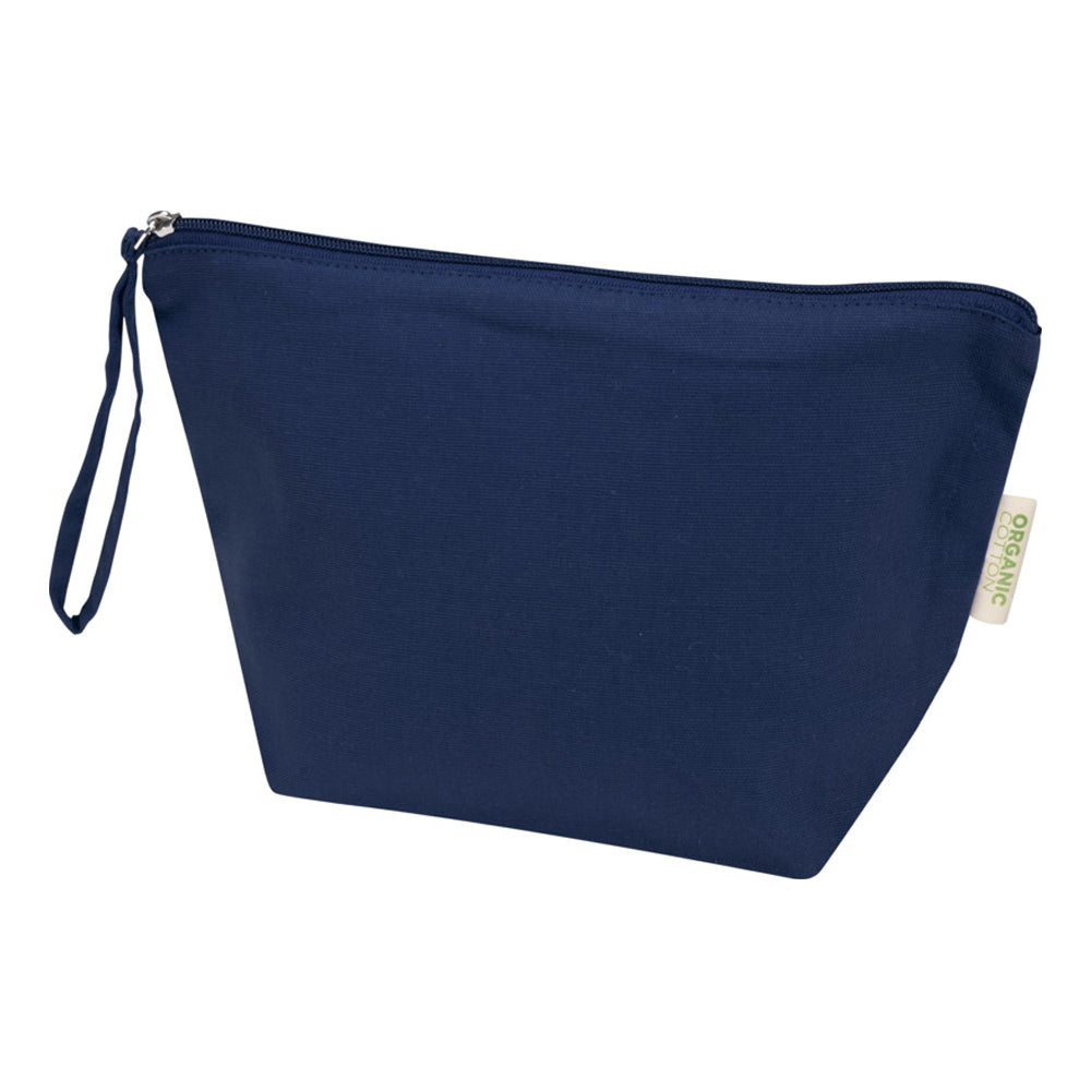 Navy - Front - Floso Organic 3L Cosmetic Bag