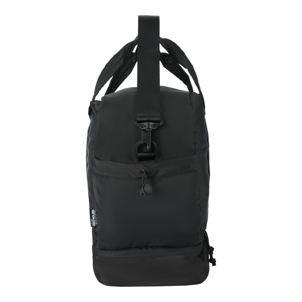 Black - Side - Floso Insulated Puffer 30L Duffle Bag