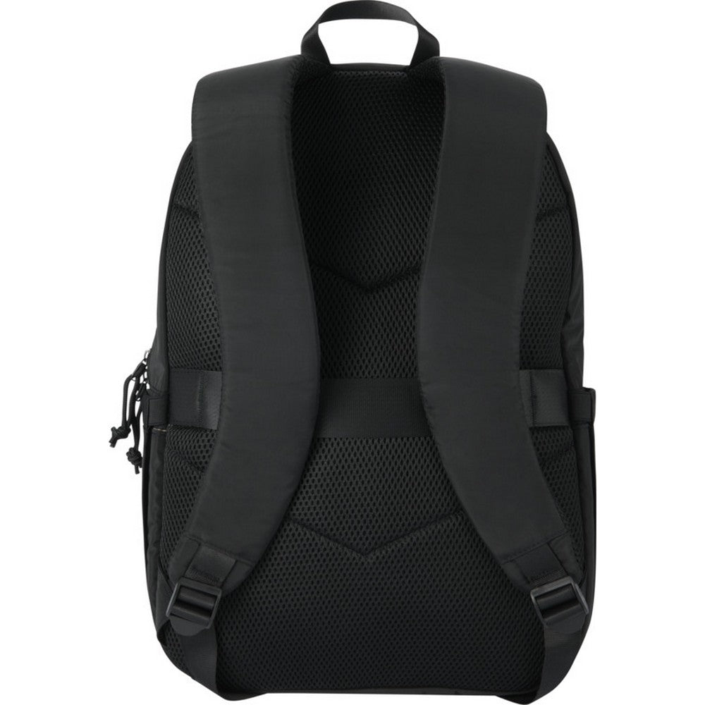 Black - Back - Floso Puffer Recycled 18L Laptop Backpack