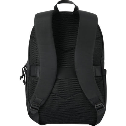 Black - Back - Floso Puffer Recycled 18L Laptop Backpack
