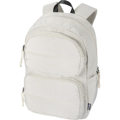 Sandstone - Pack Shot - Floso Puffer Recycled 18L Laptop Backpack
