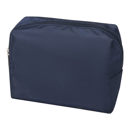 Navy - Front - Floso Muse Rectangular RPET Toiletry Bag
