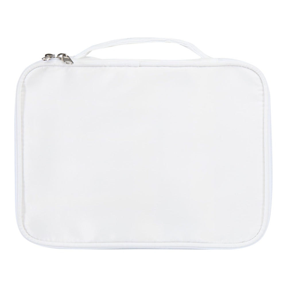 Off White - Side - Floso Muse RPET Makeup Organiser