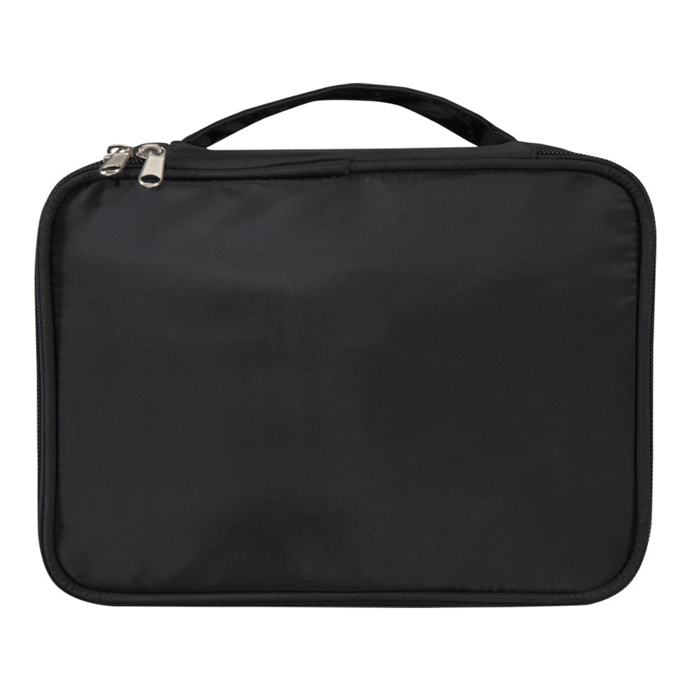 Black - Side - Floso Muse RPET Makeup Organiser