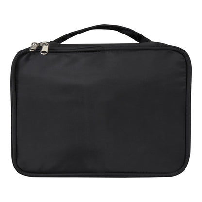 Black - Side - Floso Muse RPET Makeup Organiser