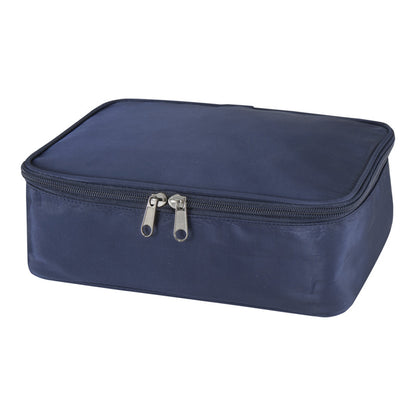 Navy - Front - Floso Muse RPET Makeup Organiser
