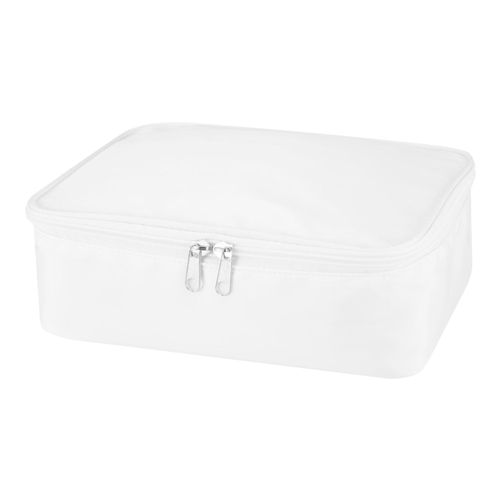 Off White - Front - Floso Muse RPET Makeup Organiser
