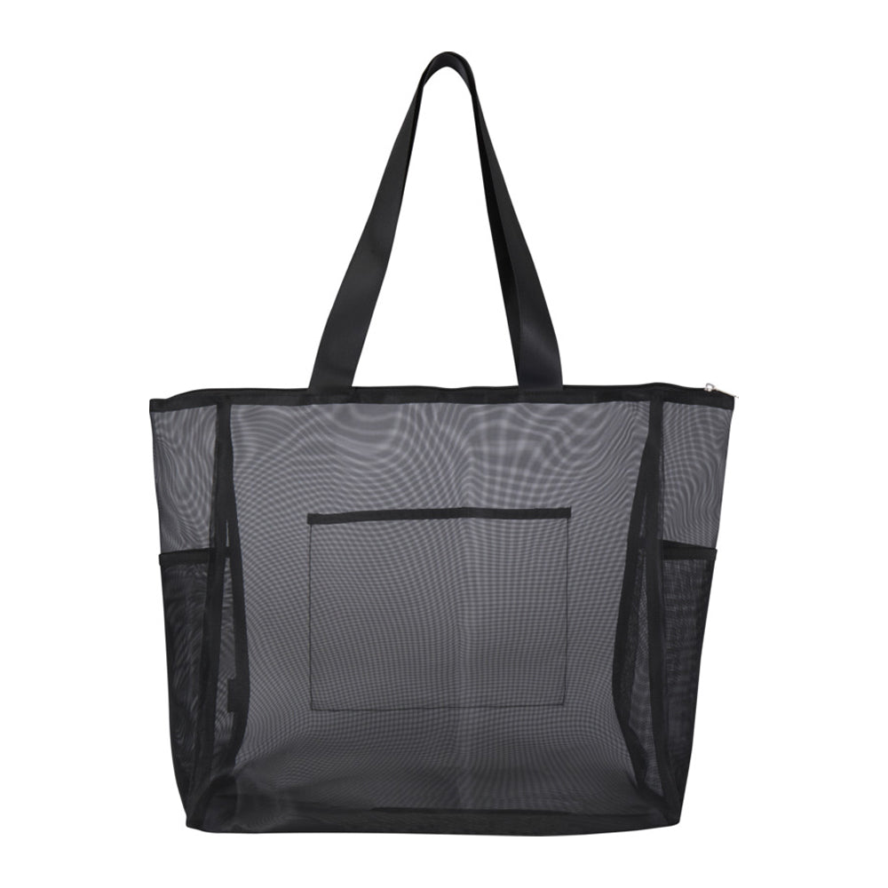 Black - Back - Floso Mesh 23L Tote Bag