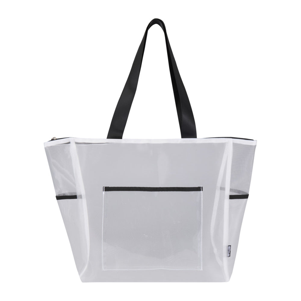 White - Front - Floso Mesh 23L Tote Bag