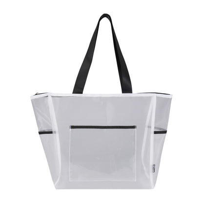 White - Back - Floso Mesh 23L Tote Bag