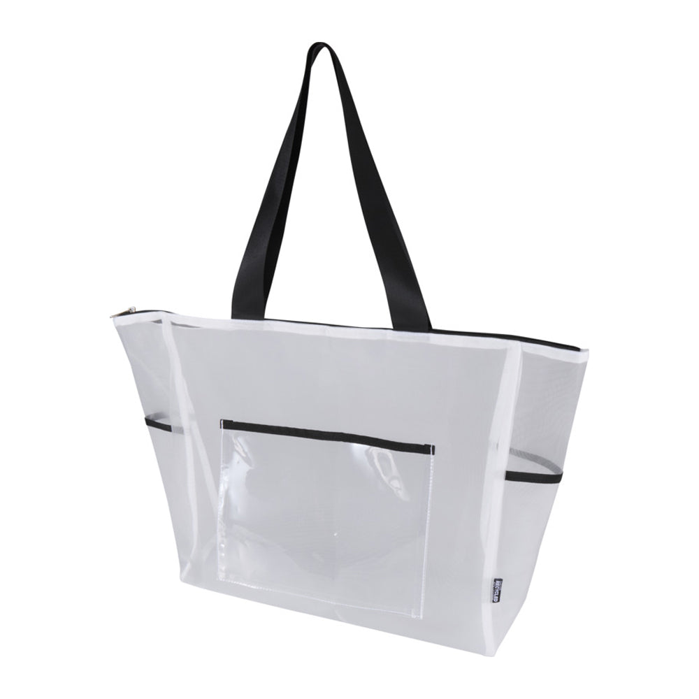 White - Side - Floso Mesh 23L Tote Bag