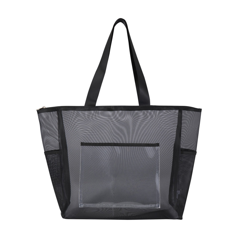 Black - Front - Floso Mesh 23L Tote Bag