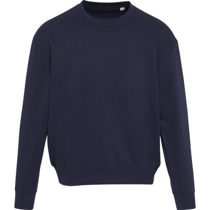 Navy - Front - Elevate Unisex Adult Boris Oversized Sweatshirt