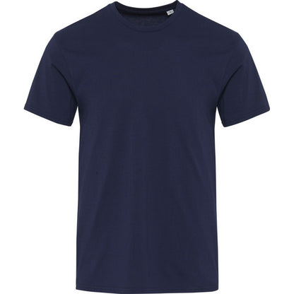 Navy - Front - Elevate Unisex Adult Organic T-Shirt
