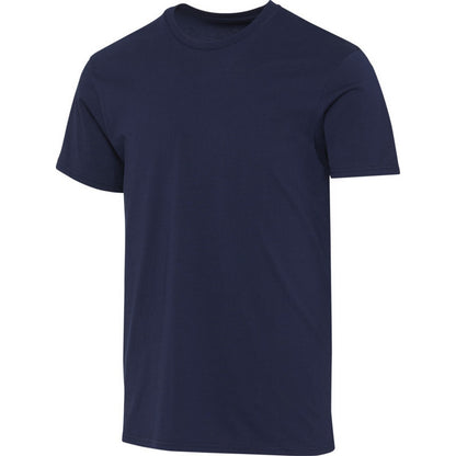 Navy - Side - Elevate Unisex Adult Organic T-Shirt