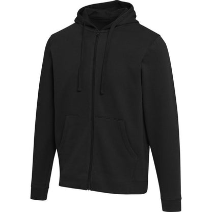 Black - Side - Elevate Unisex Adult Jasper Full Zip Hoodie