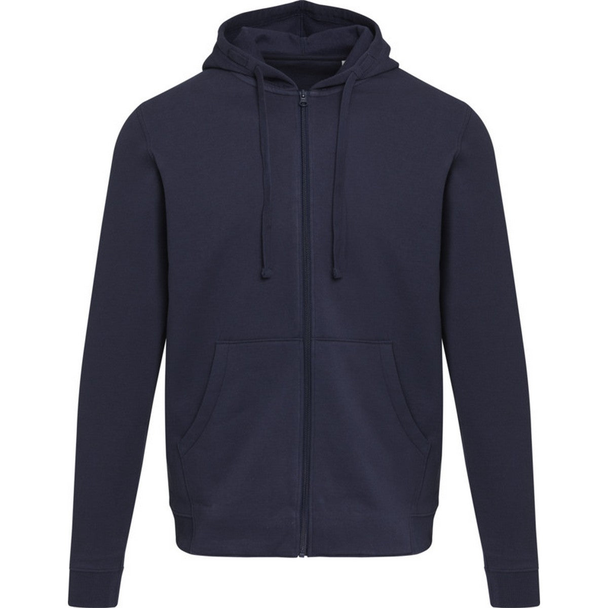 Navy - Front - Elevate Unisex Adult Jasper Full Zip Hoodie