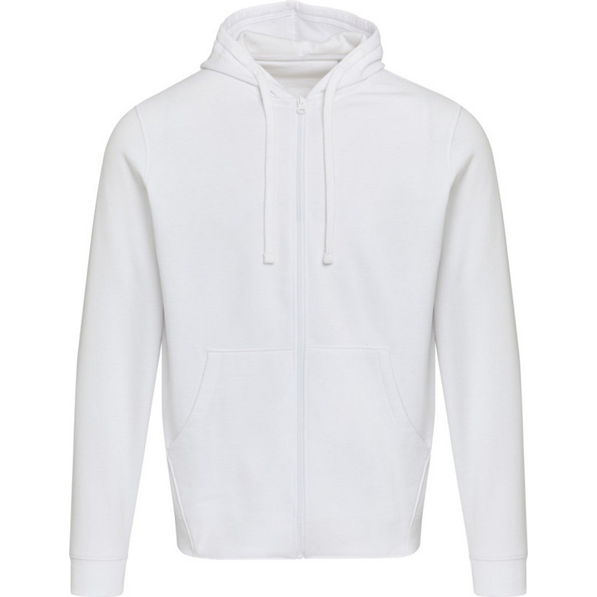 White - Front - Elevate Unisex Adult Jasper Full Zip Hoodie